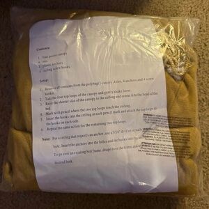 Kohl's Gold Canopy Set